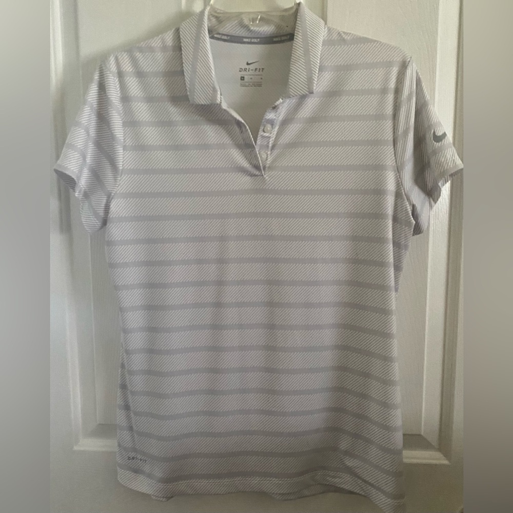 Nike DRI-FIT ..WOMENS Striped Polo Shirt